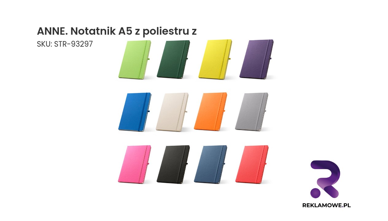 ANNE notatnik A5 z poliestru