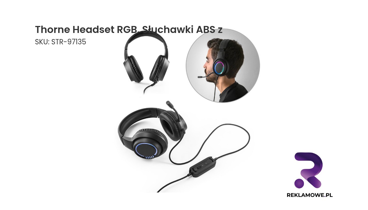 Thorne Headset RGB – słuchawki ABS z podświetleniem RGB