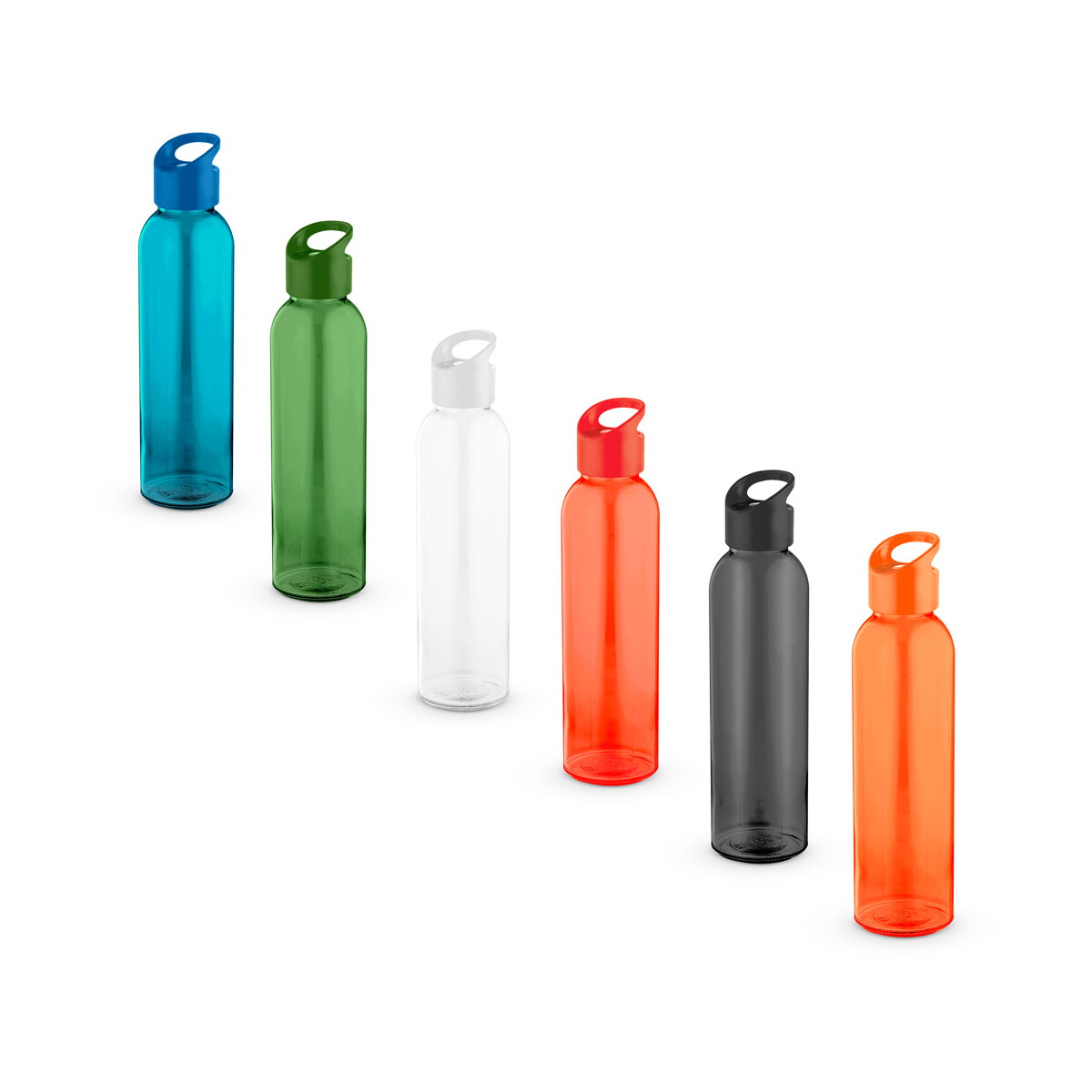 PORTIS GLASS. Szklana butelka z zakrętką PP 500 ml 94315_set