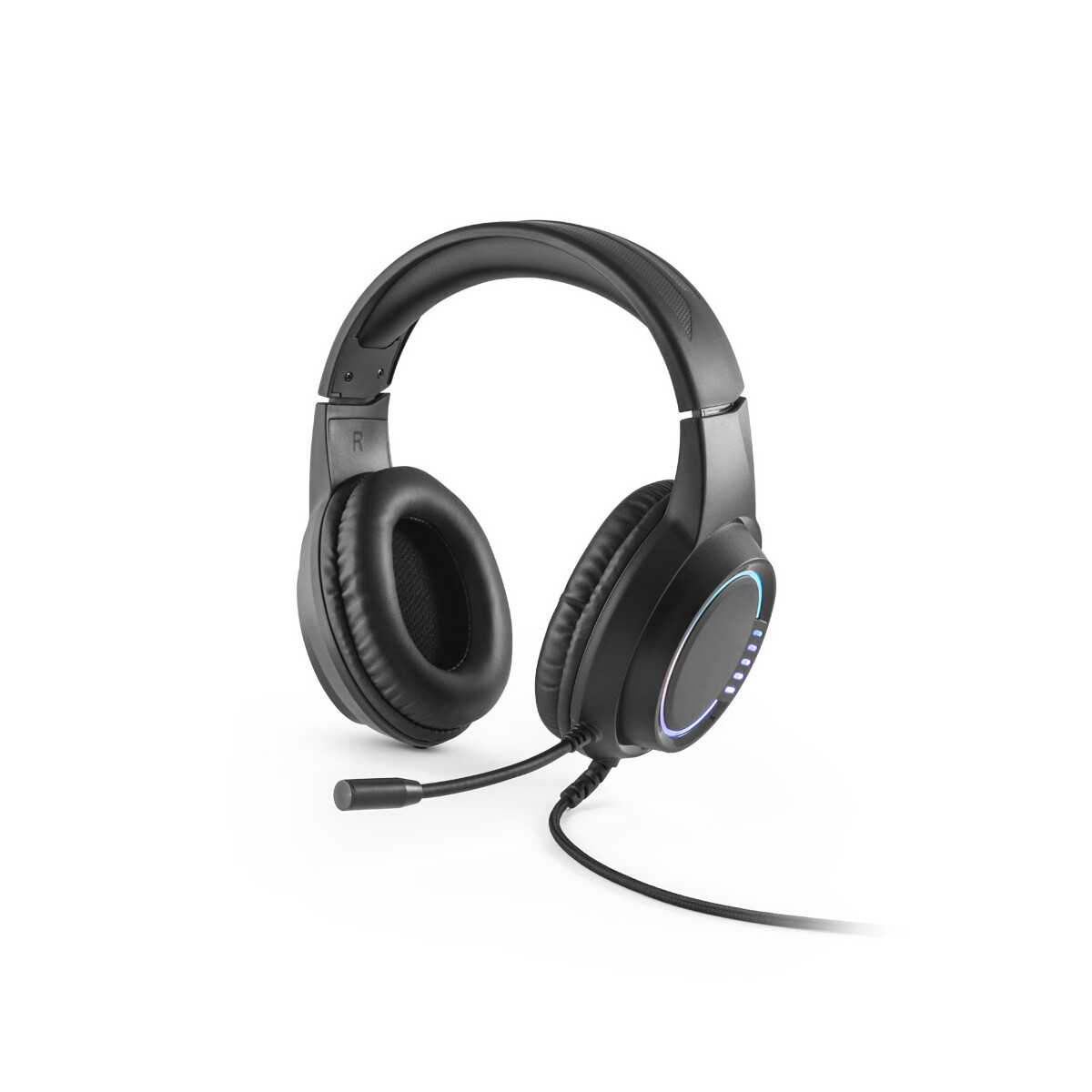 Thorne Headset RGB. Słuchawki ABS z 2-metrowym kablem, mikrofonem i diodami LED RGB 97135_set